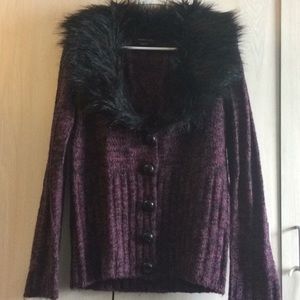 Burgundy BCBG MAXAZRIA SWEATER SIZE M